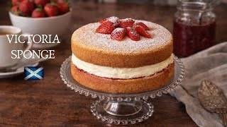 Classic Victoria Sponge Cake 🍰 Easy Recipe