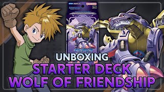 METALGARURUMON ACE Starter Deck Unboxing - Digimon Card Game