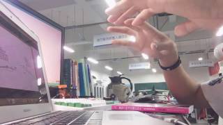 Piano with Leap motion on Processing