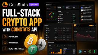 Full-Stack Crypto App with CoinStats API — Wallet, DeFi, Portfolio, & Real-Time Prices