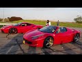 ferrari 458 spyder and ferrari 488 on miseluk track