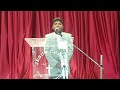 Pastor S.Jeevan Babu his son J.Jiby Sam saying 53 Bible Memory words at New Life Church