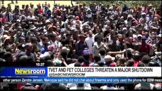 TVET and FET Colleges threaten a major shutdown