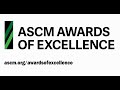 2020 ASCM Awards of Excellence Winners Announcement Ceremony