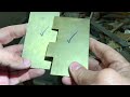 building a hinge from 1.5mm thick brass sheet