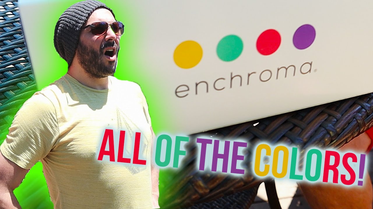 COLOR BLIND | MY MIND BLOWING ENCHROMA EXPERIENCE! - YouTube