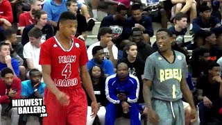 Trae Jefferson vs Dennis Smith Jr! TOP High School Point Guards FACE OFF At NY2LA Summer Jam