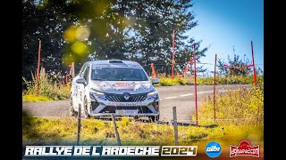 Rallye Ardèche 2024 - ES1 Burzet - Freyssenet - Clio Rally5 - 17e temps