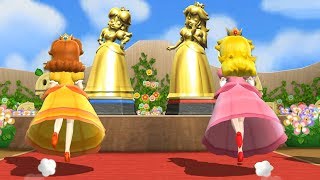 Mario Party 9 - 1 vs 1 Step It Up - Daisy vs Peach Master Difficulty| Cartoons Mee