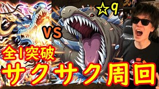 [トレクル]決戦vs近海の主☆9をサクサク全1突破カイドウ編成で! [OPTC]