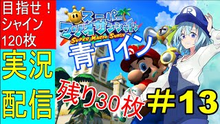【目指せシャイン120枚】青コイン残り30枚を必死に探す精霊使いの、スーパーマリオサンシャイン【＃13】