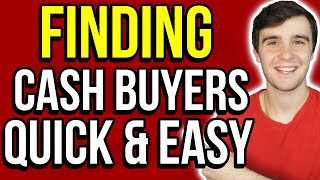 How to Make Finding Cash Buyers Dispositions (EASY & SIMPLE) | Wholesale Real Estate
