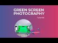 Green Screen photography for beginners