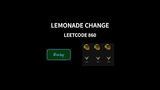 Lemonade Change - Leetcode 860 - Java