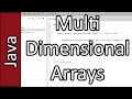Multi Dimensional Arrays - Java Programming Tutorial #29 (PC / Mac 2015)