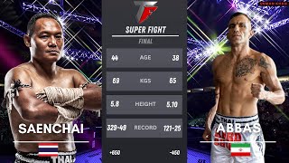 Saenchai vs Abbas Full Fight Highlights 22 Dec 2024