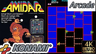 Amidar Arcade ( Konami 1981 ) 4k Gameplay