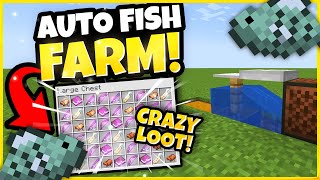 EASIEST Automatic AFK Fish Farm Tutorial (Java & Bedrock) - Minecraft 1.20