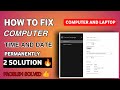 How to fix time and date on computer/ Laptop permanently in windows 10/8/7 | 2 Solutions 2020