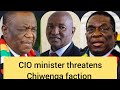 Zanu-PF rocked by serious divisions as new CIO minister threatens Chiwenga faction