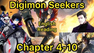 Digimon Seekers Novel: Chapter 4-10 with English Reading #digimon #digimonseekers