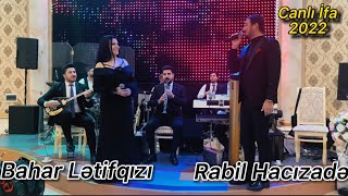 Rabil Hacizade ve Bahar Letifqizi popuri mahnilar mohtesem Gence Toyu