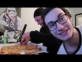 riesen pizza in 3 minuten essen