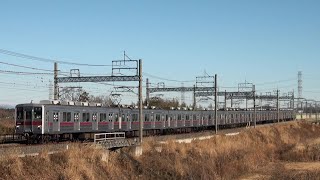 東武10000系10000型11004F 急行池袋行 高坂～東松山通過