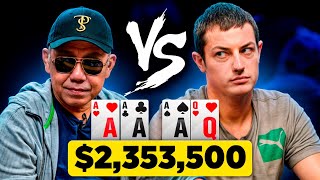 The BIGGEST POTS in High Stakes Poker Cash Games EVER Televised!