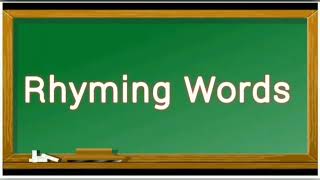 Rhyming Words for kids. बच्चों को Rhyming words पढ़ना कैसे सिखाएं.Phonics rhyming words for kids.