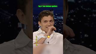 Tom Holland really can’t keep secrets 😭 which spoiler moment is your favorite? #tomholland #marvel