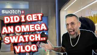 MISSION TO BUY THE OMEGA X SWATCH PART. 2 VLOG..DID I GET IT??