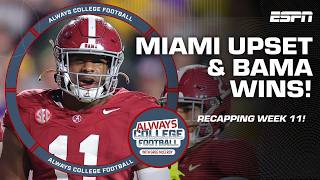 Alabama dominates, Georgia at crossroads, Miami upset & more | Always College Football