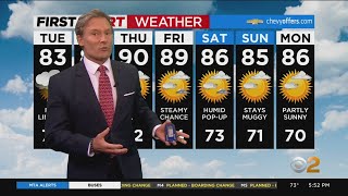 First Alert Weather: CBS2's 8/22 Monday evening update