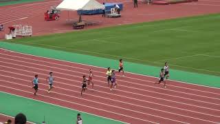 2019.11.03 福岡県小学生秋季陸上競技大会 6年男子100ｍ 1組