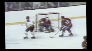 1/17/1977 Canadiens at Bruins highlights Pretty goal, assist from Rick \