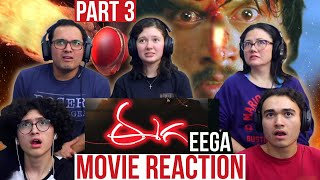 EEGA MOVIE REACTION! | Part 3 | SS Rajamouli | MaJeliv Indian Reactions |  how’s he still alive?