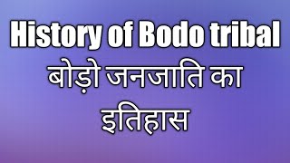 बोड़ो जनजाति का इतिहास !! Bodo Tribal History !! Bodo Janjati Ka Itihas !! Bodo  tribal of Aasam