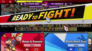 FB|Manolo (Duck Hunt Duo) vs. FB|Ogata Rizu (Dr. Mario, Banjo \u0026 Kazooie ) - [Smash Grind 19]