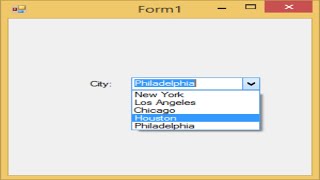C# Tutorial - How to populate a ComboBox with data | FoxLearn