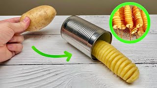 🥔Blóðsykursgildi lækkar samstundis! Spiral kartöfluskera á 2 mínútum