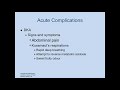 acute complications of diabetes