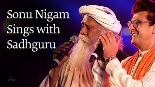 Sonu Nigam Sings with Sadhguru at Mahashivratri 2018