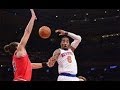 J.R. Smith Spins and Flips Behind His Head to Bargnani for the Slam