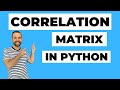 Calculate Correlation in Python and Create a Correlation Matrix in Seaborn!