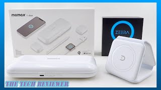 Wireless Travel Multi Chargers for iPhone, AirPods \u0026 Apple Watch: Momax Airbox vs ZEERA MegFold!