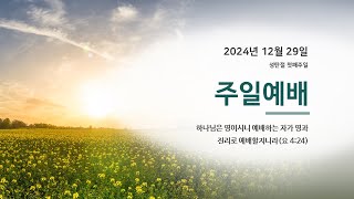 2024년 12월 29일 주일예배 실황