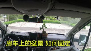 房车里种盆景如何固定，其实方法很简单，这样让房车更有家的感觉