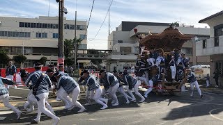 平成30年10月13日橋本だんじり祭り午前曳行(市脇、古佐田)