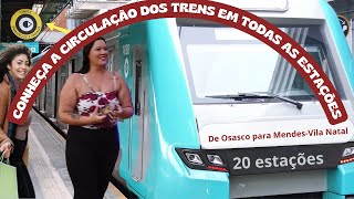 Movimentação de Trens da Linha 9 Esmeralda Hoje